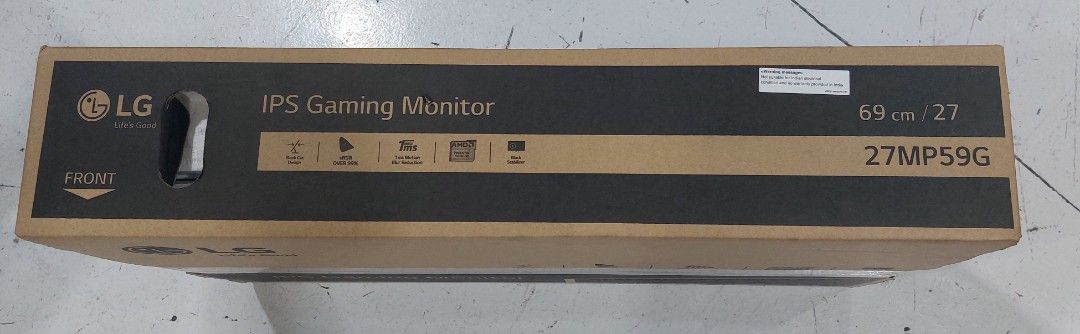 LG 27 inch IPS Gaming monitor63224764669698111