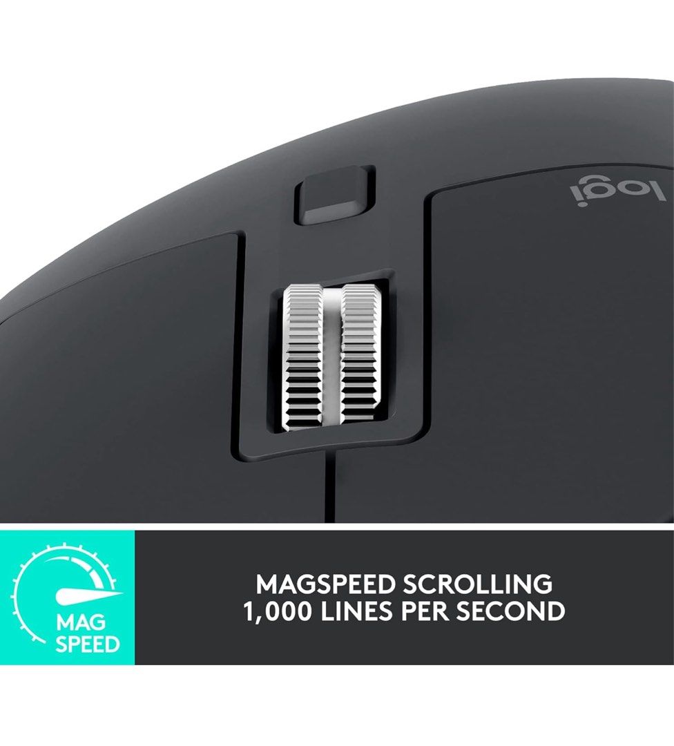 Logitech MX Master 3S Wireless Mouse - Black63214851579523115