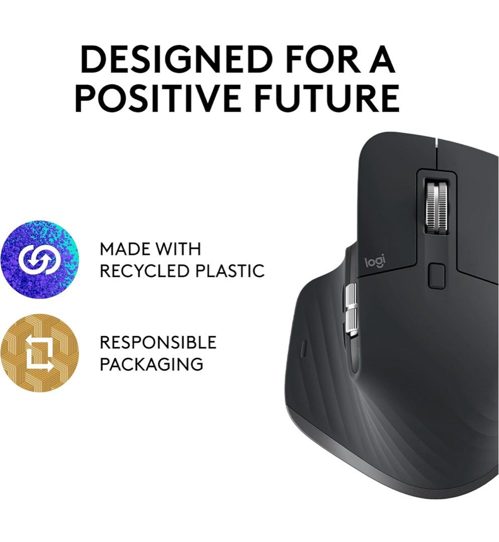 Logitech MX Master 3S Wireless Mouse - Black63214851579523112