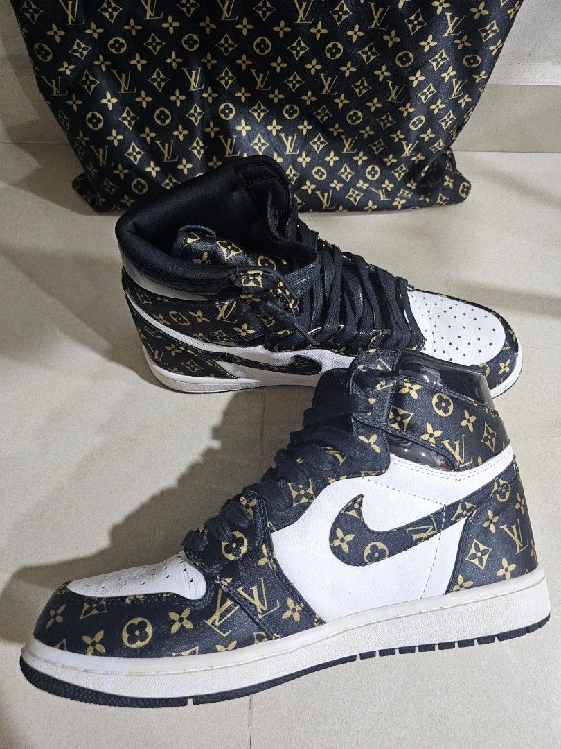 lv custom jordan 1