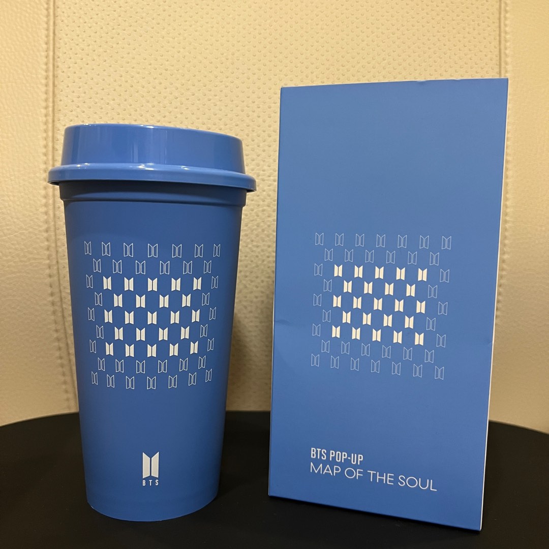 Official BTS Reusable Tumbler - Pop-Up Map of the Soul, Furniture ...