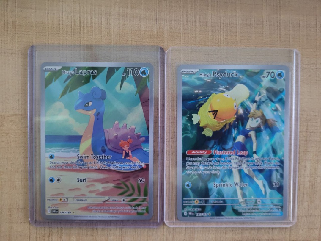 Pokemon Destined Rivals Hit/hits Misty's Lapras #194 / Misty's Psyduck ...