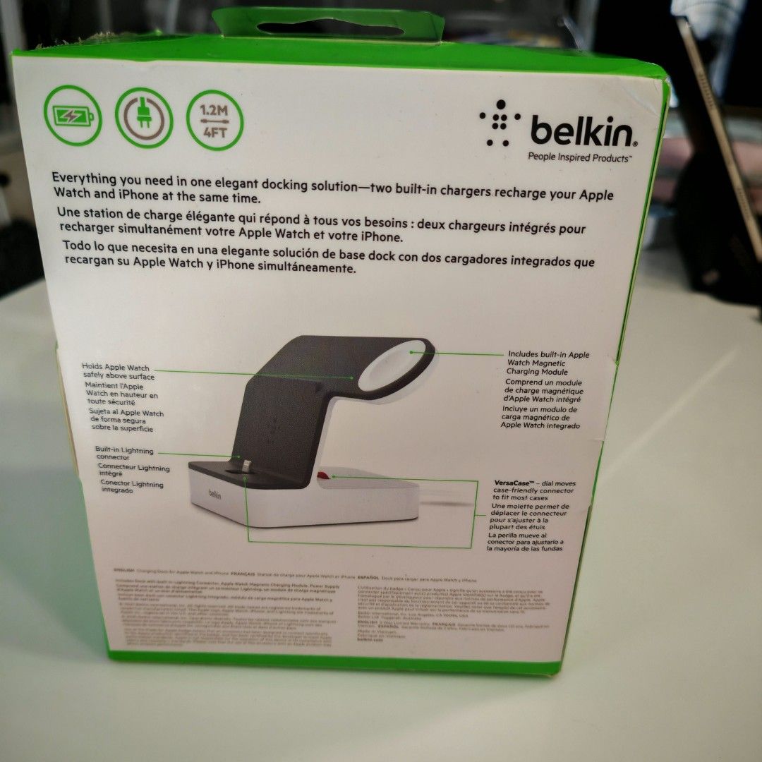 Powerhouse Charger Dock for Apple Watch + iPhone (Category: Other Gadgets) located in Caloocan City. Submitted by det123123 (Listing ID 1379763194, Image 3). Description: Powerhouse Charger Dock for Apple Watch + iPhone Brand New Bought in US Made for iPhone / Apple Watch.