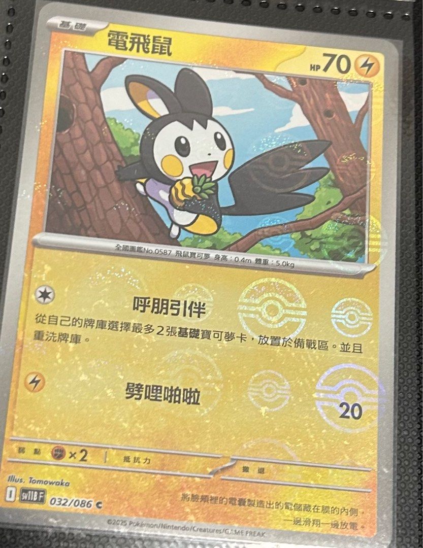 ptcg 電飛鼠波閃, 興趣及遊戲, 玩具& 遊戲類- Carousell