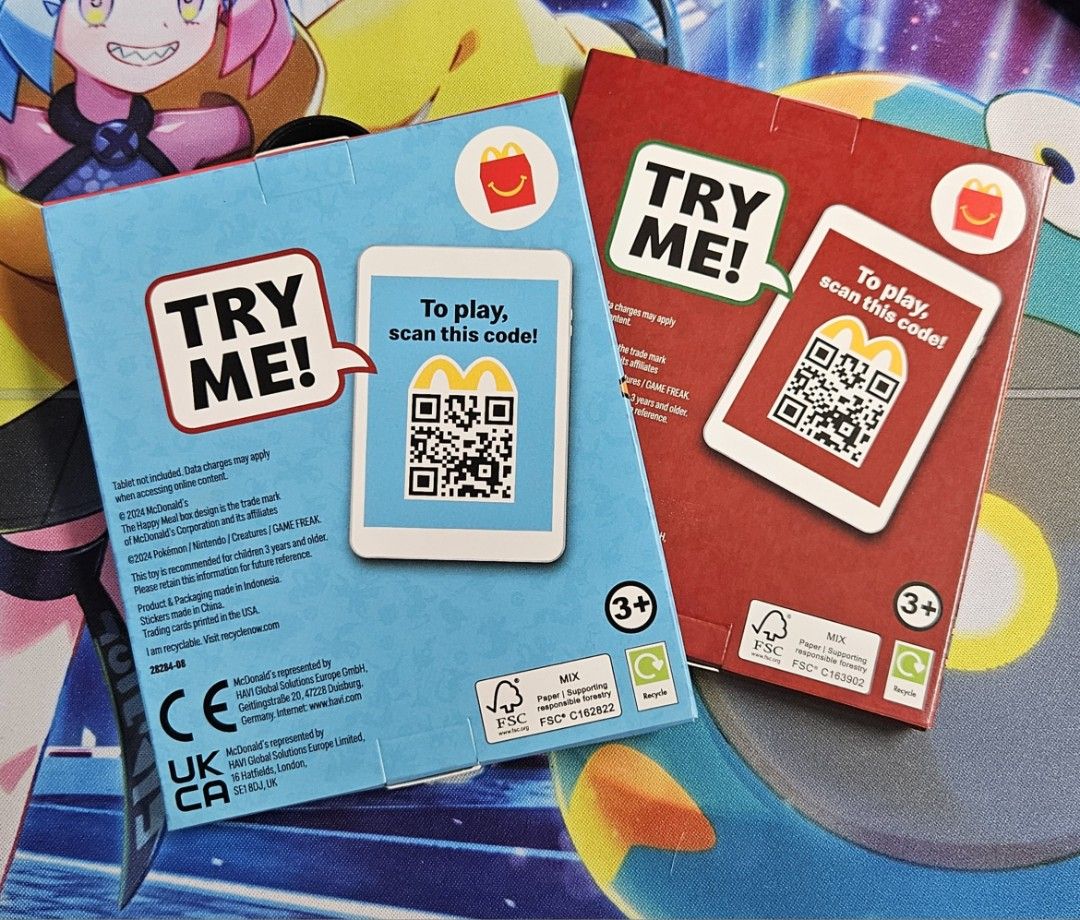 英文版PTCG🔥 英國麥當勞原盒Promo 咭🔥 Pokemon card‼️‼️, 興趣及遊戲, 玩具& 遊戲類- Carousell