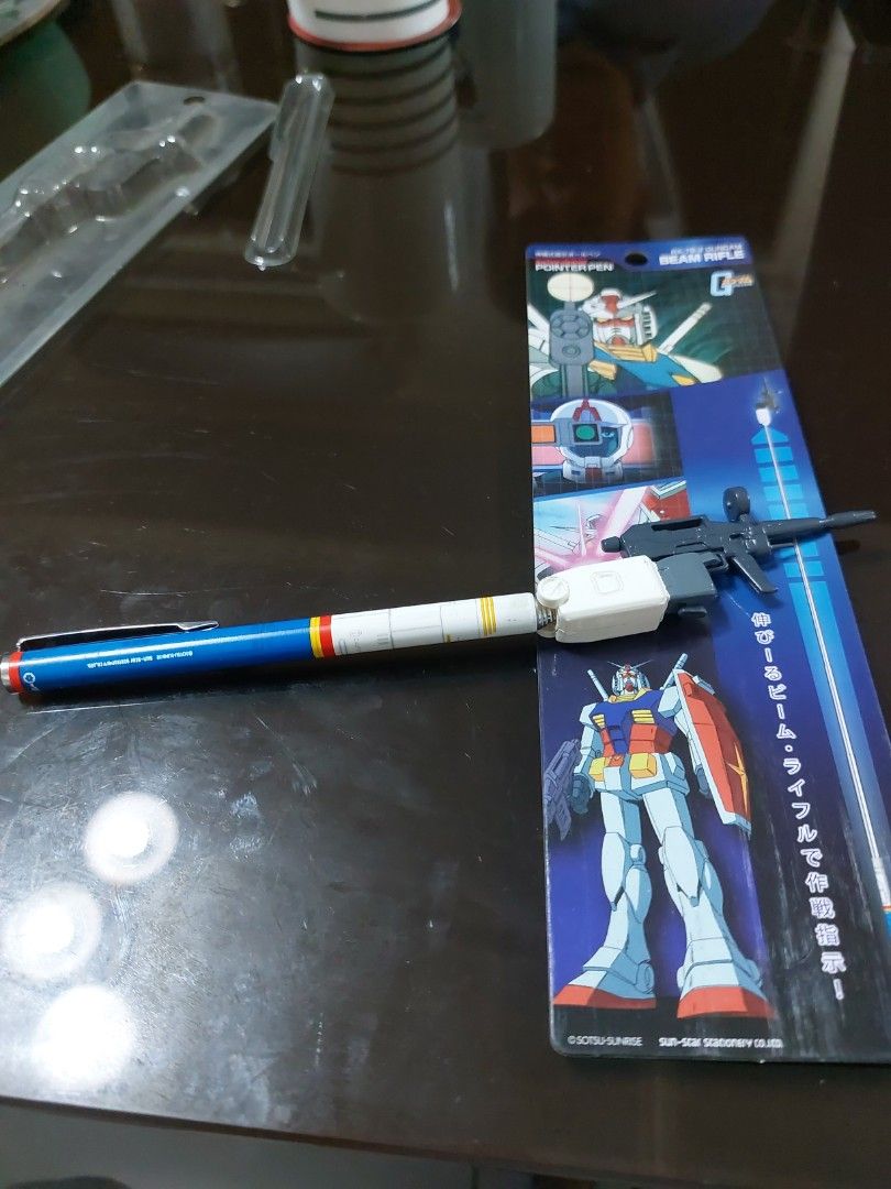 RX -78-2 Gundam Beam Rifle (Category: Gundam & Model Kits) located in Quezon City. Submitted by cynlchan (Listing ID 1379842260, Image 1). Description: dried up ink but still collectible.