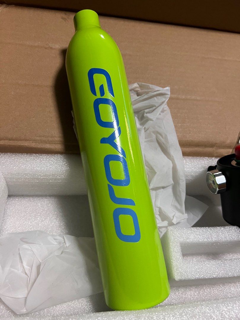 scuba tank lung cylinder (Category: Other Sports Equipment and Supplies) located in Quezon City. Submitted by chemargaux (Listing ID 1379821399, Image 3). Description: goyojo scuba tank lung cylinder .5 liters.
