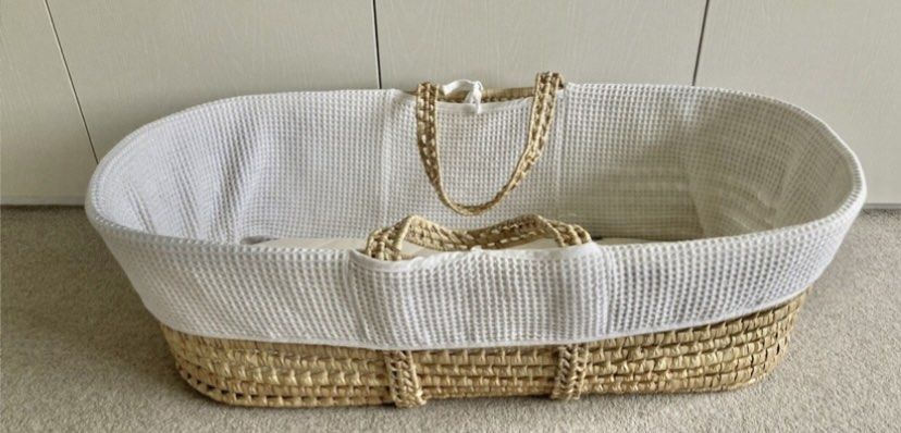 👶🐑❤️ The Little Green Sheep Natural Mattress + Claire De Lune Palm Moses Basket Set 🫃👶🤰DELUXE BABY NEWBORN MOSES BASKET and ORGANIC COTTON MATRESS 👶🍼👶RATTAN ECO BASSINET🚼post birth ESSENTIAL👶🌸❤️ (Category: Maternity Care) located in Singapore. Submitted by stoneroses1999 (Listing ID 1378574792, Image 1). Description: Katong area or can send by taxi Will provide ALL JOHN LEWIS cotton LINEN, crib covers, bedsheets, etc We were very caref