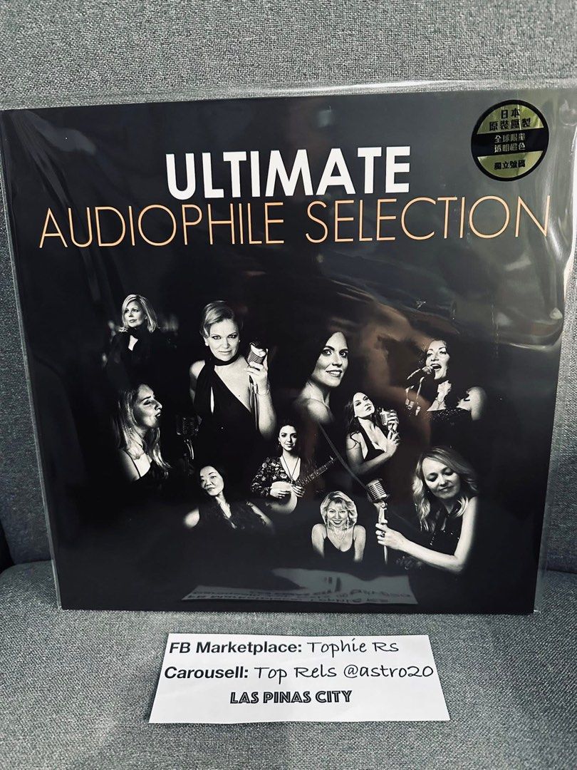 Ultimate Audiophile Selection Vinyl LP (Category: Vinyls) located in Las Pinas. Submitted by astro_20 (Listing ID 1379829879, Image 1). Description: Ultimate Audiophile Selection LP Brand New, Ltd Ed # 410 Made in Japan Audiophile Vinyl Php6,300 net Pick-up: Las Pinas City Meet-up Places: 1.) Maple Place Condominiums - Acacia Taguig City (Fridays and Saturdays) 2.) Glorietta/Oneayala (Sunday PM Only) 09178871980 Thank You Po!.