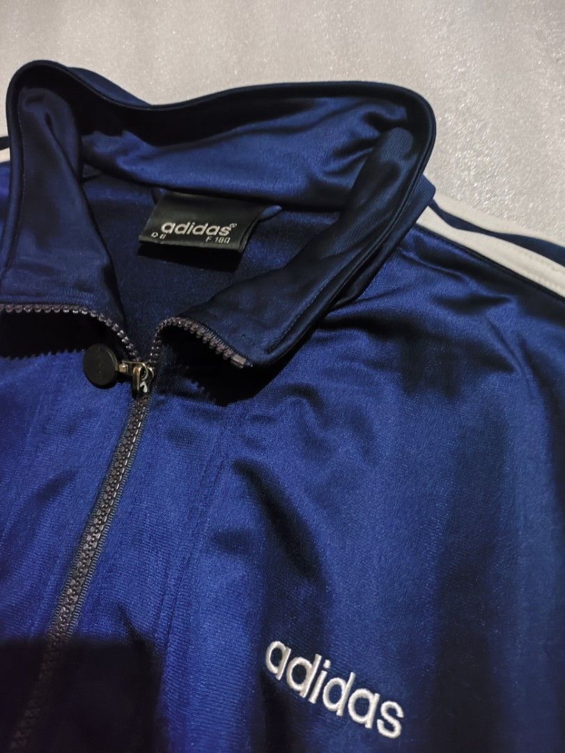 VINTAGE ADIDAS TRACK JACKET (Category: Coats, Jackets and Outerwear) located in Makati City. Submitted by nthy06 (Listing ID 1379857605, Image 2). Description: 23x28 9/10 color rate no issue.