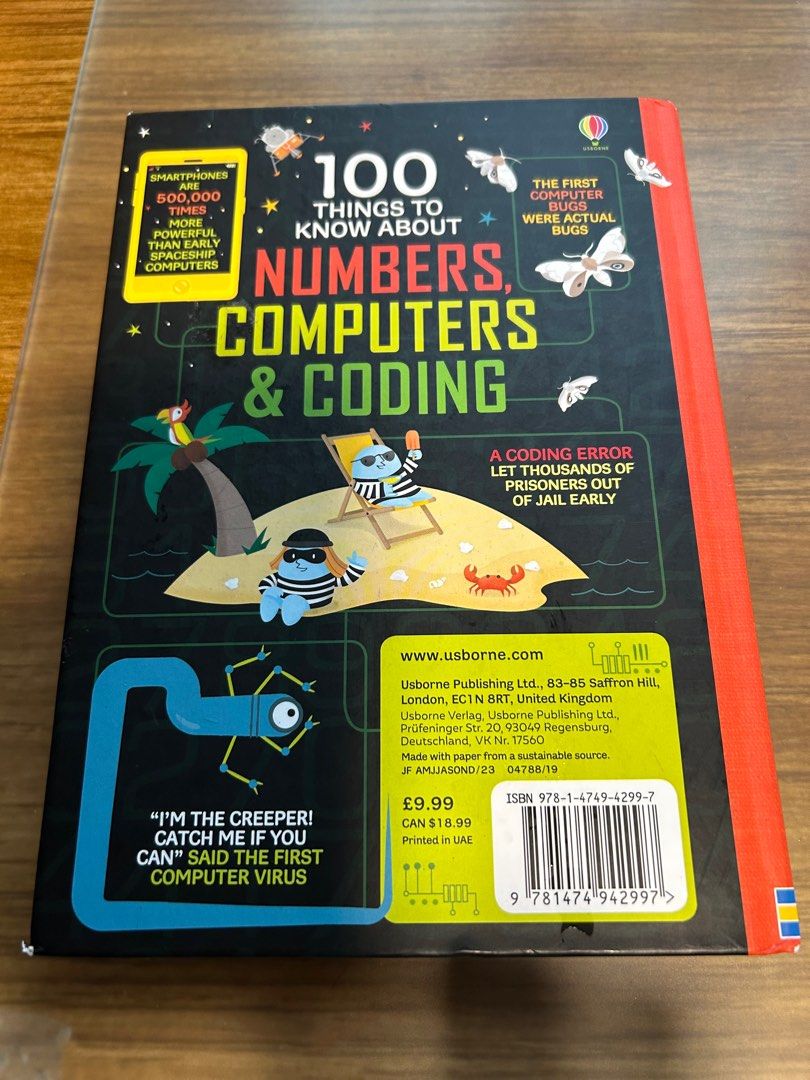 100 numbers computer & coding （分類：小說及非小說）位於 Hong Kong。 由 hotspring1022 提交（商品編號 1379976269，圖片 2）。簡介： 全新。