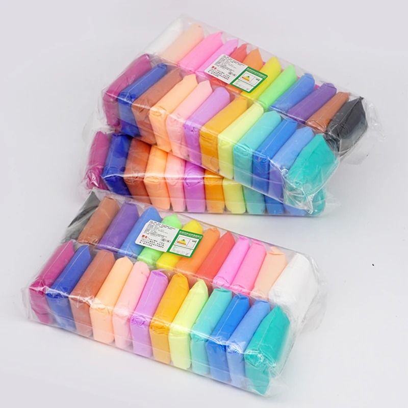 36/24/12 Colors Air Dry Clay Children Ultralight Clay With Sculpting ...