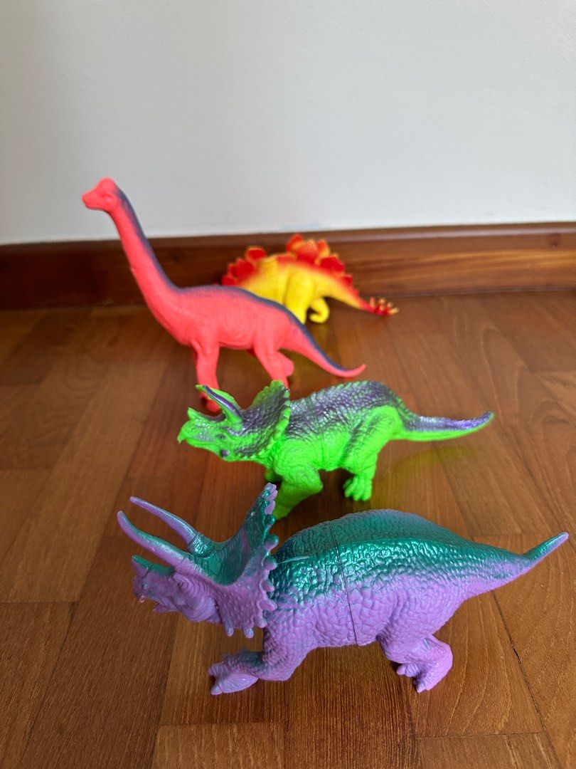 8 Dinosaurs Toys Baby Infant Kids Child Play Dino Figure Pretend Play (Category: Infant Playtime) located in Singapore. Submitted by surfer_girl099 (Listing ID 1379971371, Image 2). Description: Selling set of 8 pcs dinosaurs Self collect at my blocks or delivery $4.5.