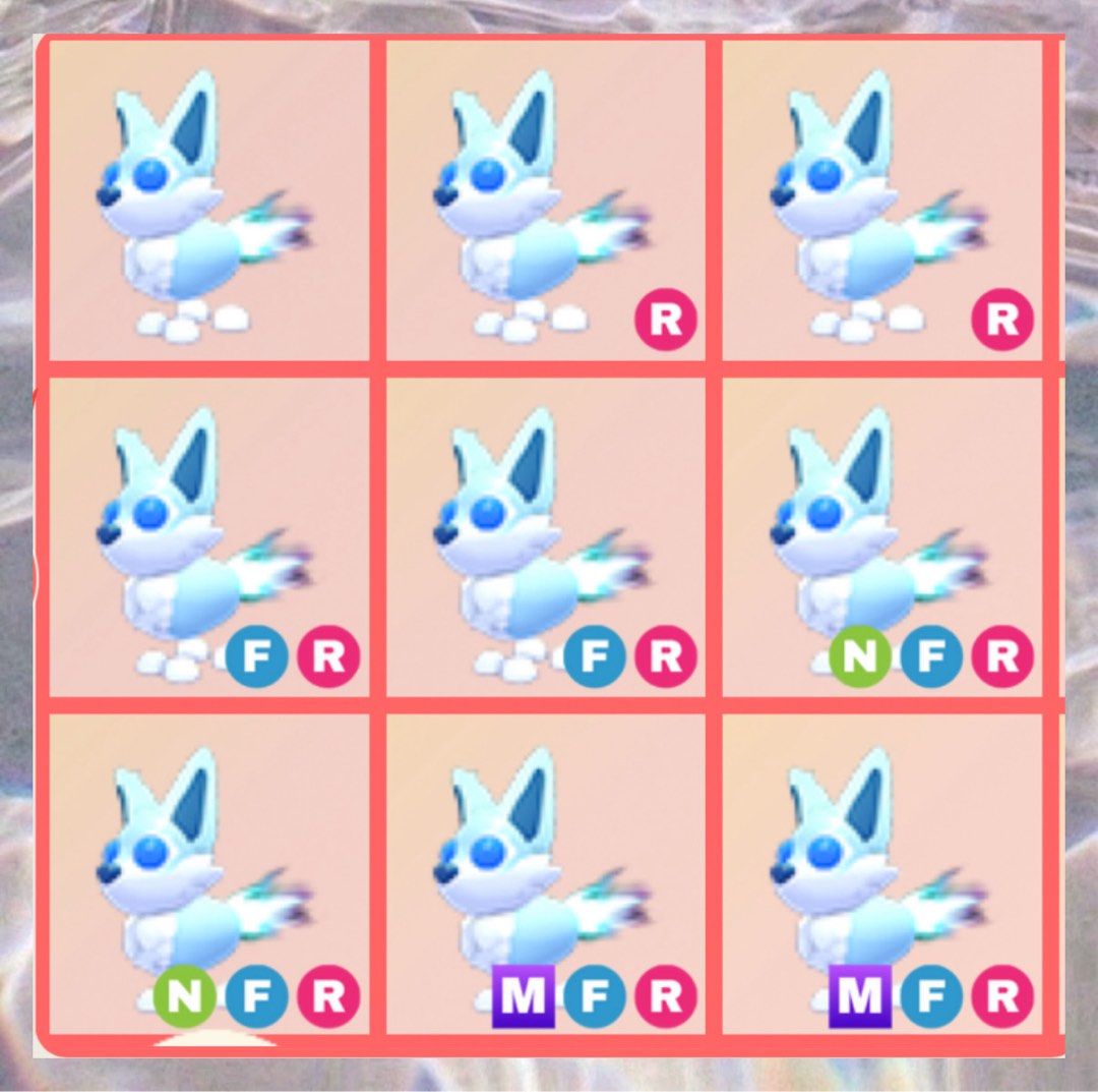 ❄️🦊 adopt me exotic pets aurora fox cheapest prices