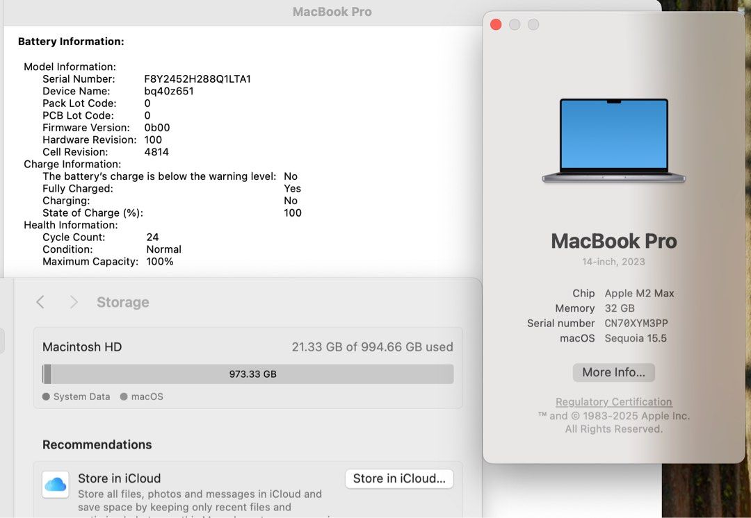 Apple MacBook Pro 14-inch (M2 Max, 32GB RAM)63168947608578111
