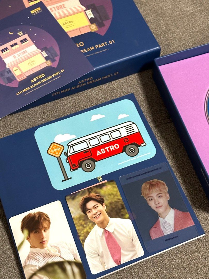 ASTRO 4th Mini Album迷你四專《Dream Part.01》 ASTRO歷代專輯