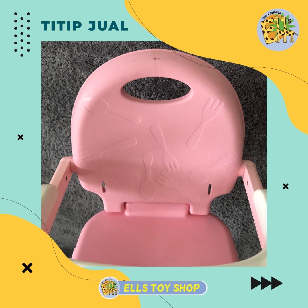 Baby Safe High Chair Kursi Makan Pink Preloved (Kategori: Perawatan & Makanan Anak) berada di Semarang. Dikirim oleh ellstoyren31839 (ID iklan 1379967196, Gambar 3). Deskripsi: Baby Safe High Chair Kursi Makan Pink Preloved Harga: 175.000 Kondisi 95% masih bagus dan kokoh Dapat digunakan untuk posisi tinggi dan pendek Kondisi sesuai dengan foto Lokasi Semarang bisa cek barang langsung #ellstoyshop #ellstoyrental #babychair #kursimakan #kursimakan