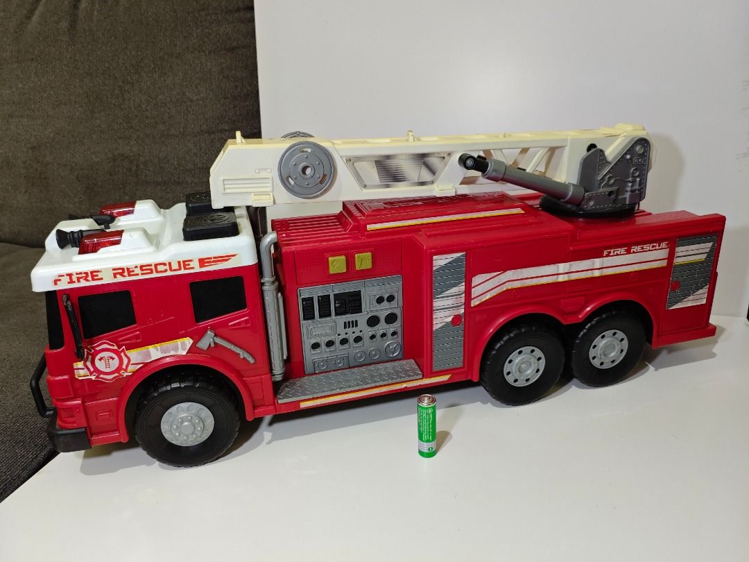 Big Firetruck (Category: Kids Toys) located in Imus. Submitted by ellis.28 (Listing ID 1380034501, Image 2). Description: Big Firetruck - pwede sa 3.75 figures - sobrang laki - what you see is what you get loc: Imus, Cavite payment: Gcash/BDO shipping: LBC/Lalamove/Jnt/VictoryDropnGo.