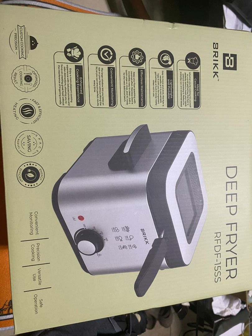 Brikk deep fryer (Category: Fryers) located in Taguig. Submitted by chammyshop (Listing ID 1379963143, Image 1). Description: Fixed price.