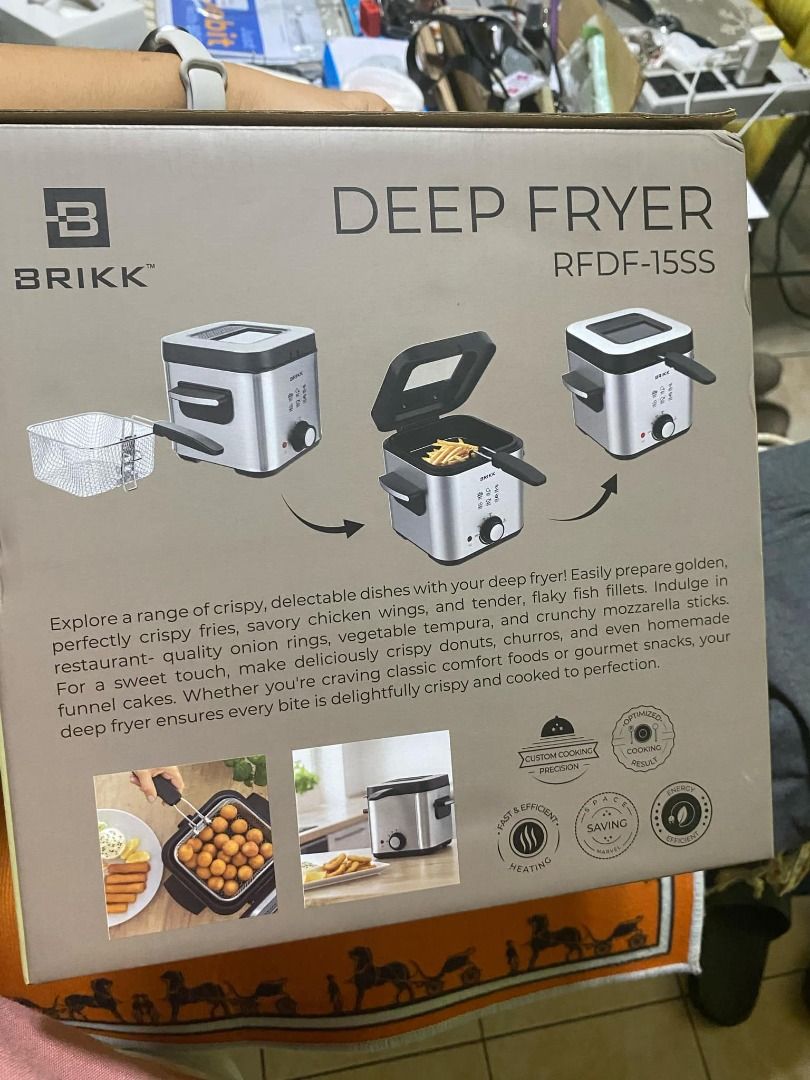 Brikk deep fryer (Category: Fryers) located in Taguig. Submitted by chammyshop (Listing ID 1379963143, Image 2). Description: Fixed price.