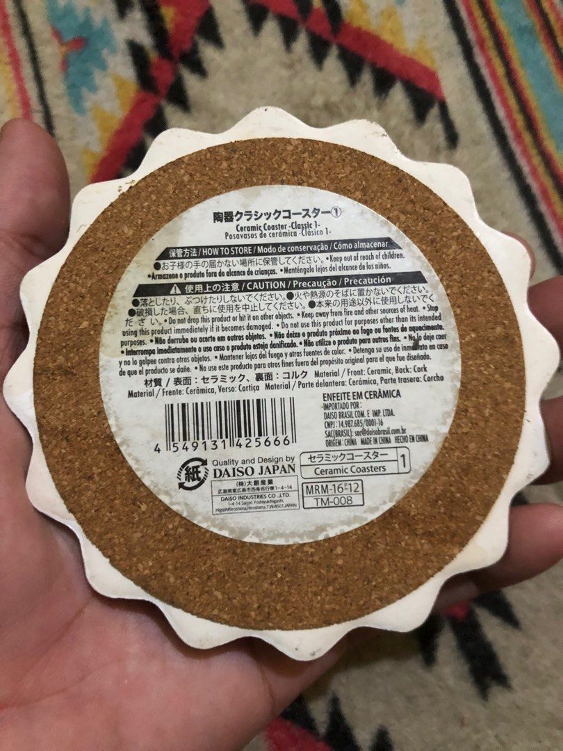 Ceramic beer mug coaster (Category: Coffee & Tea Tableware) located in Quezon City. Submitted by markgolveo (Listing ID 1379927421, Image 2). Description: Ceramic beer mug coaster.