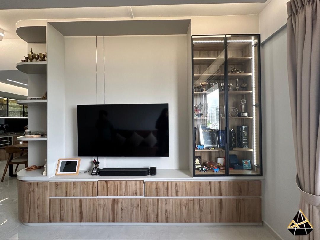 Custom Built-in Display Cabinet, Reliable Local Carpenter, Custom ...