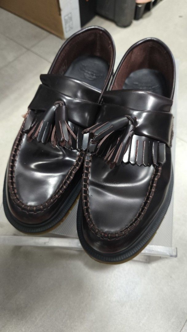 Martens (DocMart) Adrian Loafers Red Cherry Arcadia Made In - Main Image