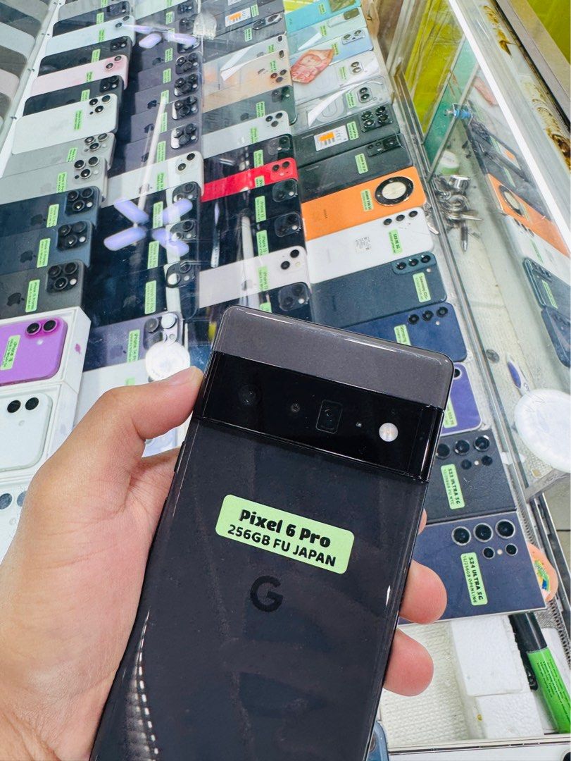 Google Pixel 6 Pro 256GB FU Japan Variant (Category: Google Pixel) located in San Juan City. Submitted by Khalidmgdla08 (Listing ID 1380074146, Image 2). Description: FOR SALE | TRADE/SWAP Price: 14,000 On hand: PIXEL 6 PRO✔️ 8/256GB ✔️ OPENLINE ✔️ JAPAN VARIANT✔️ 100% Original ✔️ 99% Makinis ✔️ 99% Smooth ✔️ NOT REFURB ✔️ NO HIDDEN ISSUES ✔️ NEVER BEEN REPAIRED ✔️ TEST TO SAWA✔️ FREE 3-UTOOLS ✔️ ANY MODEL OF IPHONE AND SAMSUNG ARE AVAILABLE! ✨ W