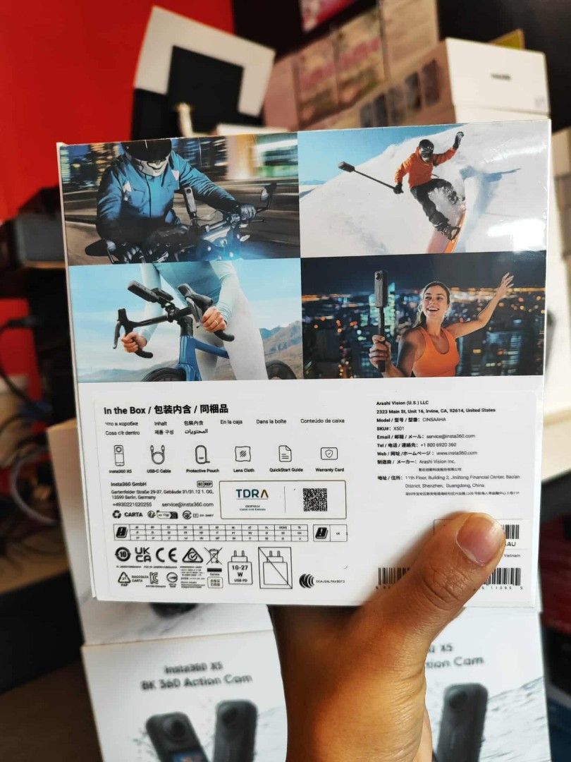Insta360 X5 8K 360 Action Camera (Category: Video Cameras) located in Makati City. Submitted by slaccessoriesshop (Listing ID 1380030797, Image 3). Description: Insta360 X5 8K 360 Action Camera ORIGINAL, BRAND NEW and SEALED We issue SALES INVOICE Accepting BULK ORDERS Same Day Delivery LOCATION ✓ Evangelista, Makati ✓ Kawit, Cavite MODE OF PAYMENT Gcash, Cash, BPI, BDO, Home Credit, Credit Card DELIVERY OPTIONS ✓ Lalamove ✓ Client Booking ✓ Open