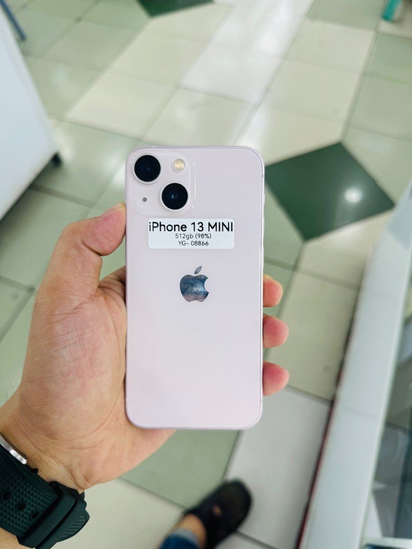 iPhone 13 Mini 512GB 98%BH Openline 99%smooth No issues (Category: iPhone 13 Series) located in San Juan City. Submitted by saabangadgetshop (Listing ID 1379972543, Image 1). Description: Onhand | Pre-owned iPhone 13 Mini 512GB OPENLINE Battery Health 98% NO HIDDEN ISSUES NO HISTORY OF REPAIR 99%Smooth TEST TO SAWA RESET ALL YOU WANT TEST ALL YOU WANT NOT REFURBISHED AUTHENTIC PHONE ALL WORKING (FREE 3UTOOLS) iPhones iPads only 🆓Freebies ✅Charge