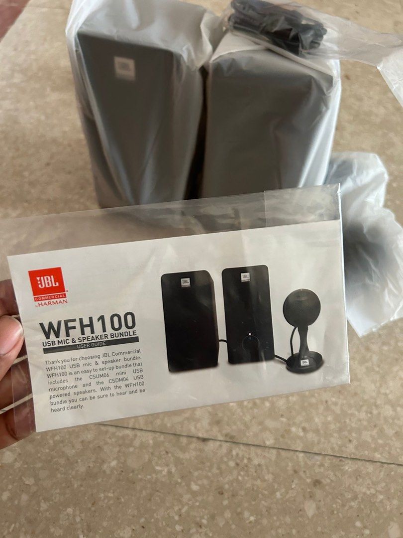 JBL WFH100 USB Mic & Speaker Bundle - Brand New63222273770883111
