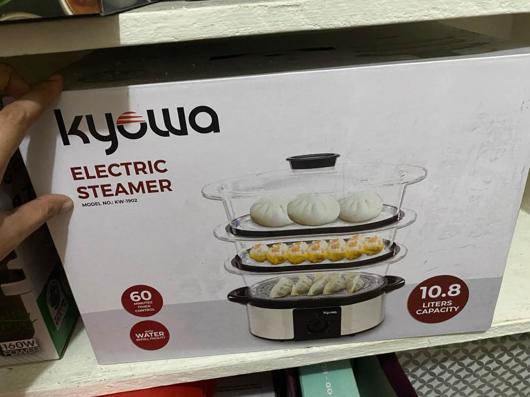 Kyowa electric steamer (Category: Cookers) located in Taguig. Submitted by chammyshop (Listing ID 1379971491, Image 1). Description: fixed price.