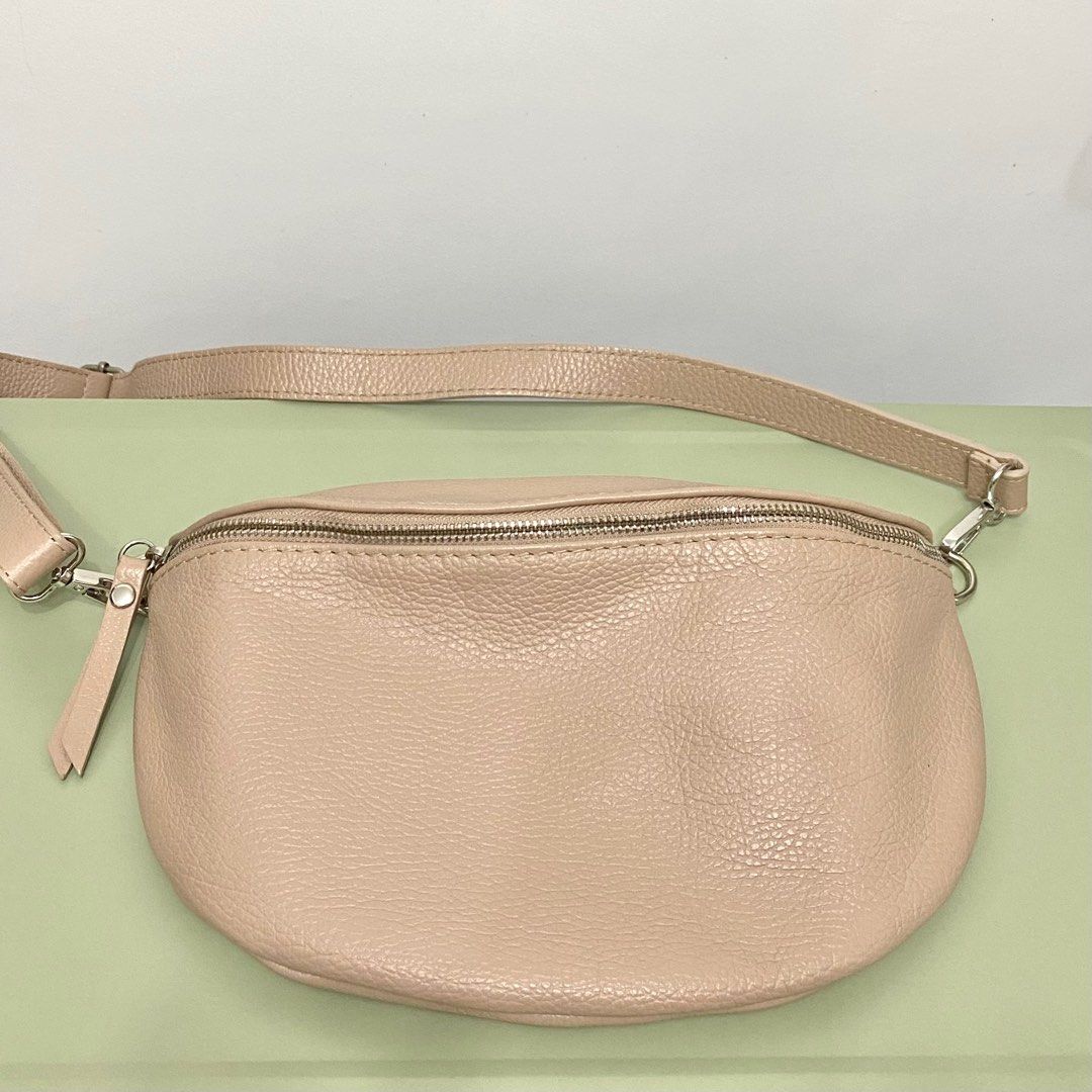 Leather Belt Bag/Fanny Pack (Category: Cross-body Bags) located in Makati City. Submitted by aideclutter (Listing ID 1380000796, Image 1). Description: • Made in Italy • Bought in Switzerland • Genuine Leather • Size : 11in (W) x 8in (H) • Clean, inside and out • Used only a few times • Serious buyers only (please don’t waste my time) • Buyer shoulders DF.