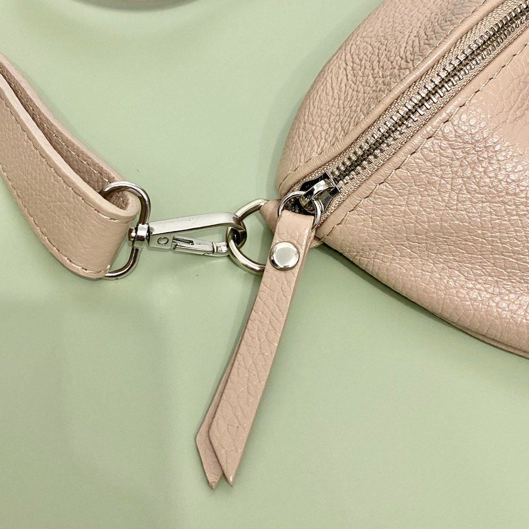 Leather Belt Bag/Fanny Pack (Category: Cross-body Bags) located in Makati City. Submitted by aideclutter (Listing ID 1380000796, Image 3). Description: • Made in Italy • Bought in Switzerland • Genuine Leather • Size : 11in (W) x 8in (H) • Clean, inside and out • Used only a few times • Serious buyers only (please don’t waste my time) • Buyer shoulders DF.