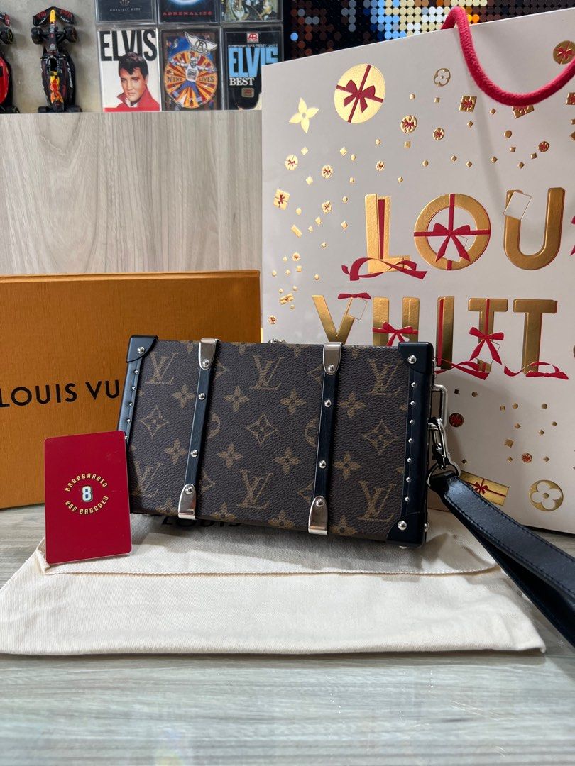 Louis Vuitton Hard Trunk Barang Mewah Tas Dompet di Carousell