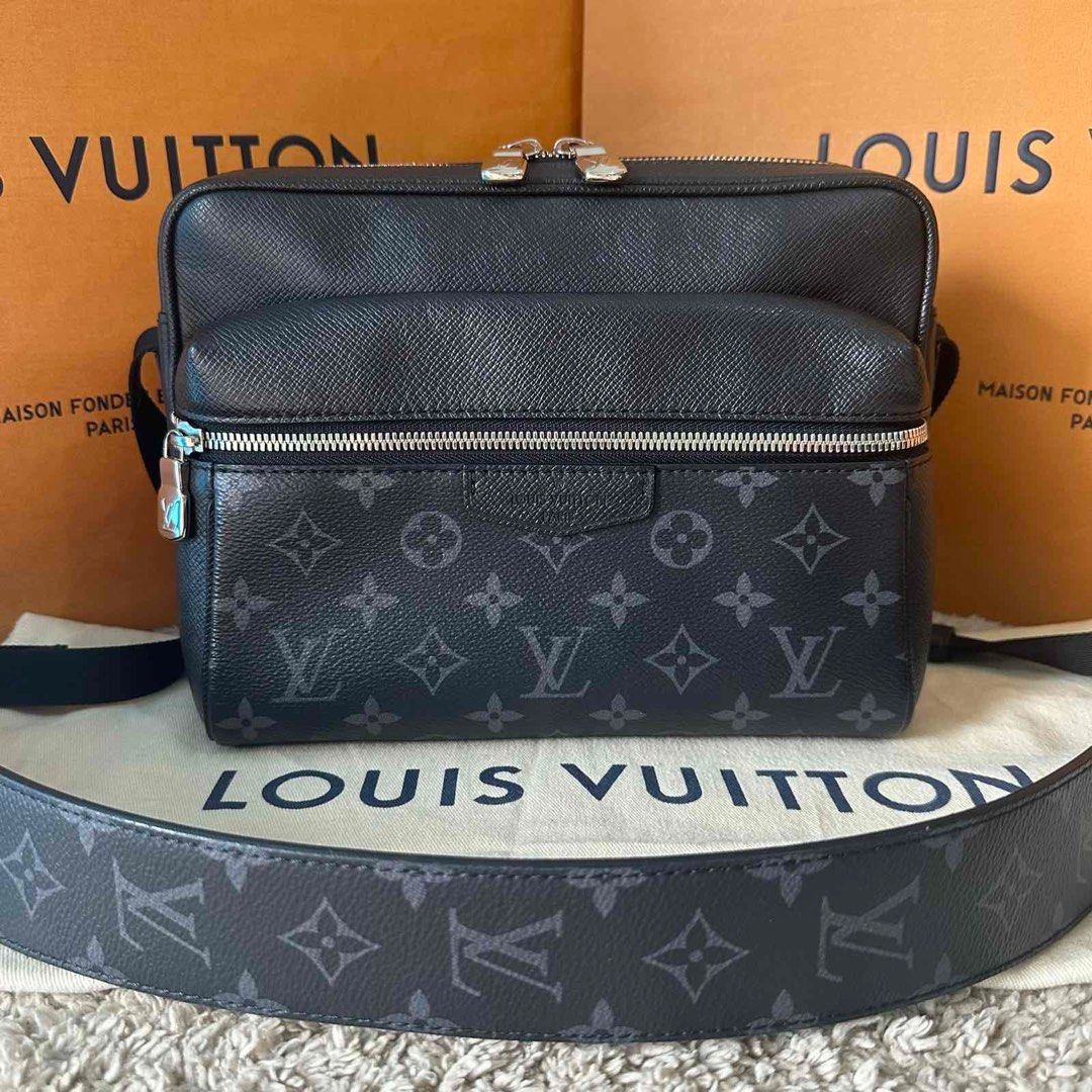Louis Vuitton LV Messenger Bag (Category: Luxury Bags & Wallets) located in Manila. Submitted by nix1203 (Listing ID 1380072762, Image 1). Description: WTS LV Messenger Bag Discontinued Model Eclipse Comes with dust bag Still in good condition.