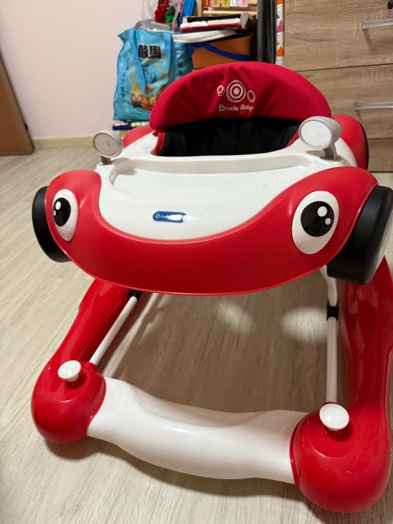 Lucky Baby Walker - Red and White Racing Car design, Babies & Kids ...