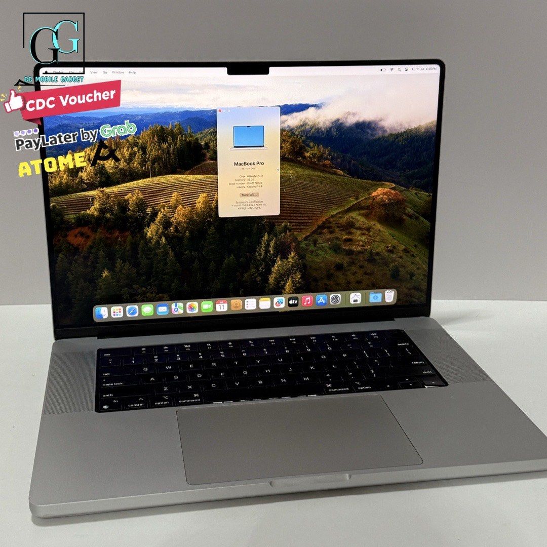 Macbook Pro 16" M1 Max (32GB/2TB)