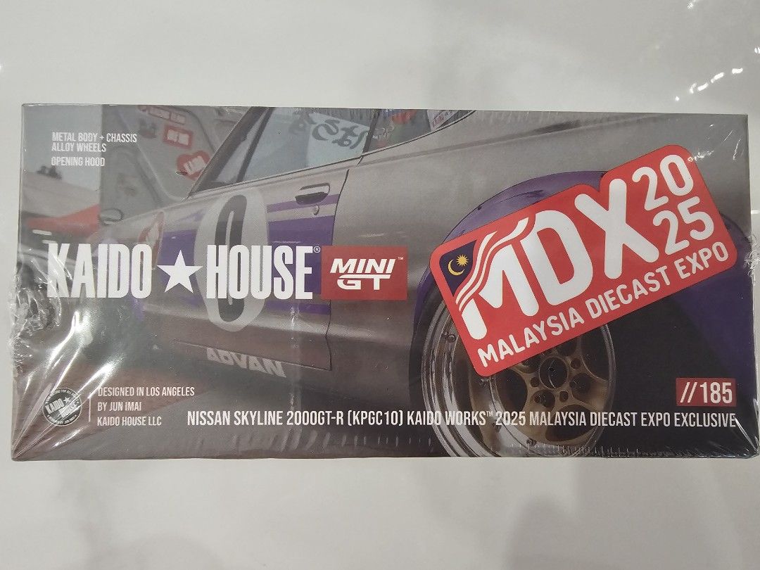 Kaido House Mini GT Nissan Skyline 2000GT-R KPGC10 #185 Hako – Viola, Esclusiva MDX 2025 - Foto 5