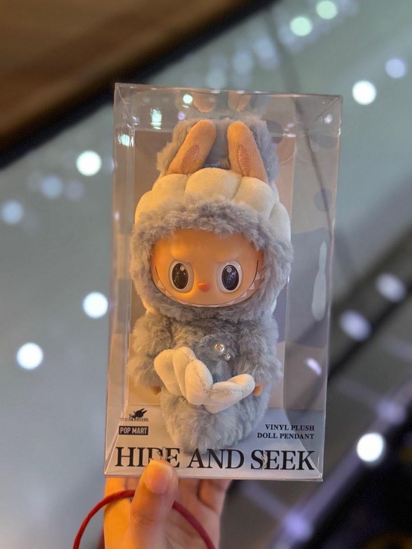 {MERBUBU} Pop Mart Hide and Seek Vinyl Plush Doll Pendant, Hobbies ...