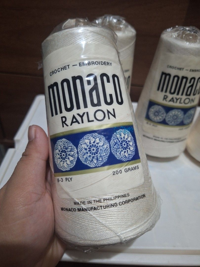 Monaco Raylon Thread (Category: Bedding & Towels) located in Quezon City. Submitted by infinitineph2011 (Listing ID 1379912362, Image 1). Description: Reg Price ₱130 each Take All 5pcs for ₱300.