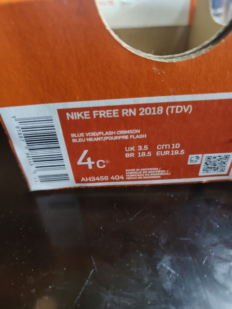 Authentic Nike Baby Shoes 10 cm (Category: Babies & Kids Fashion) located in Manila. Submitted by anyushka (Listing ID 1379952692, Image 3). Description: new. fitted but not used. dusty due to storage..