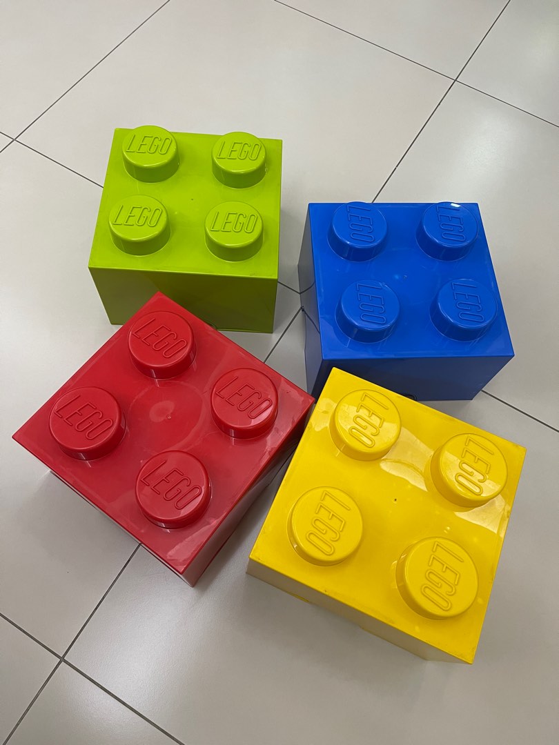 Original LEGO Stackable Storage - Set of 4, Hobbies & Toys, Toys ...