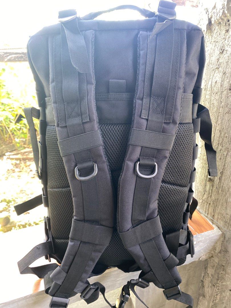 Oxy Sr.® 45L Tactical Backpack (Black) (Category: Backpacks) located in Baler. Submitted by wildbear.42d4cc (Listing ID 1379952217, Image 3). Description: Military-grade Tactical Backpack from Dubai. US Flag patch is for display only - not included. Free Shipping. This is a tactical backpack designed for camping..
