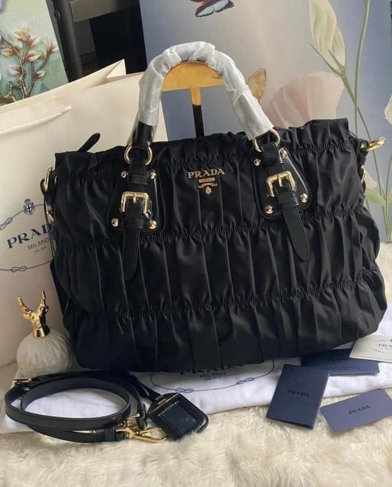 Prada Tessuto Gauffre (Category: Luxury Bags & Wallets) located in Manila. Submitted by trendyfindscitrine (Listing ID 1379925272, Image 1). Description: Actual photo .