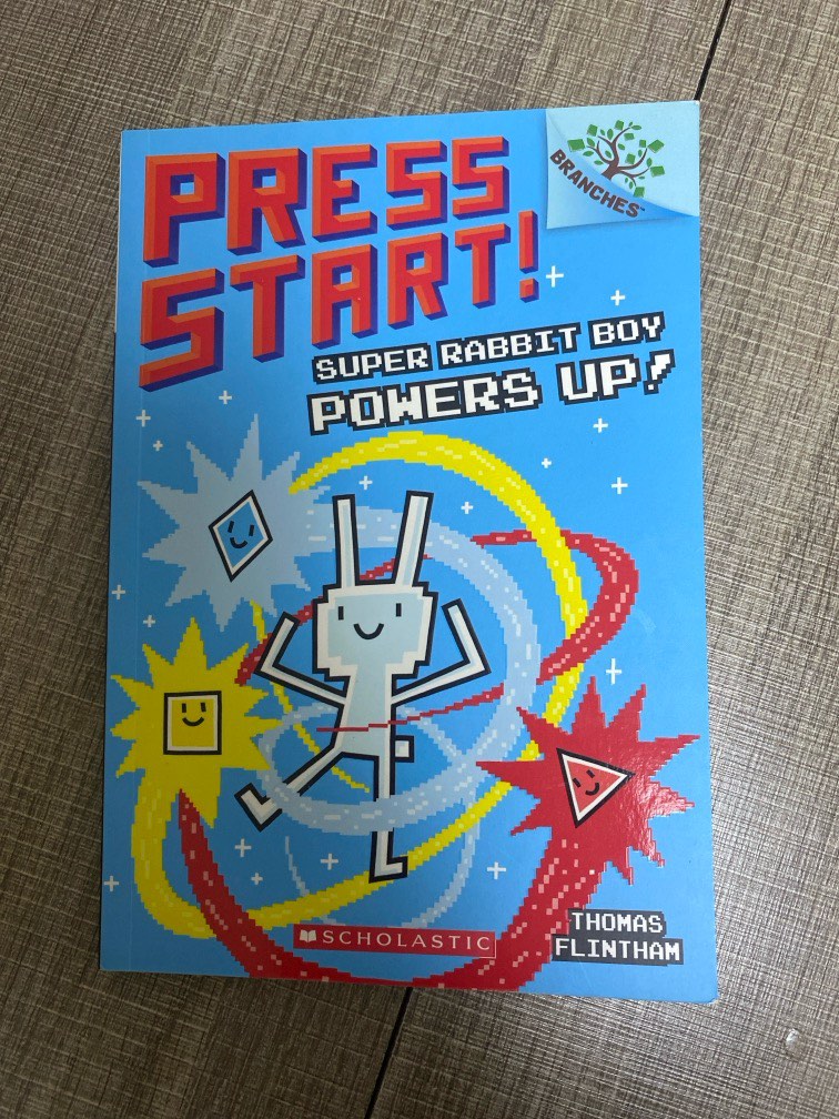 Super Rabbit Boy Press start super rabbit boy powers up, 興趣及遊戲, 書本 & 文具, 兒童書籍 - Carousell
