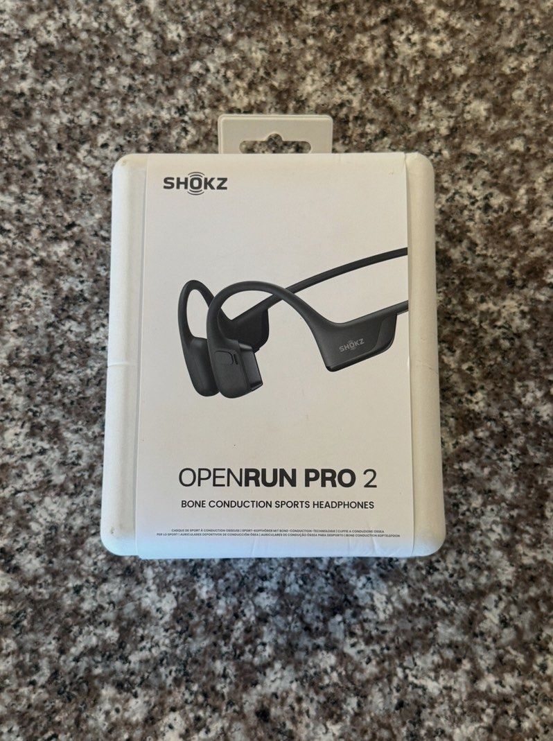 Shokz OpenRun Pro 2 Bone Conduction Sports Headphone – Black-Orange63057389980931112
