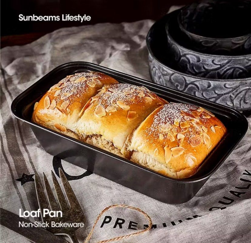 Slique Loaf Pan nonstick (Category: Other Kitchenware & Tableware) located in Quezon City. Submitted by jelly_fres (Listing ID 1379963254, Image 3). Description: Brand new Bought for 100+ Dimensions: 30x13x6cm (inner 26 cm) Rfs: di kasya sa air fryer kong 5L COMMONWEALTH AREA ONLY..