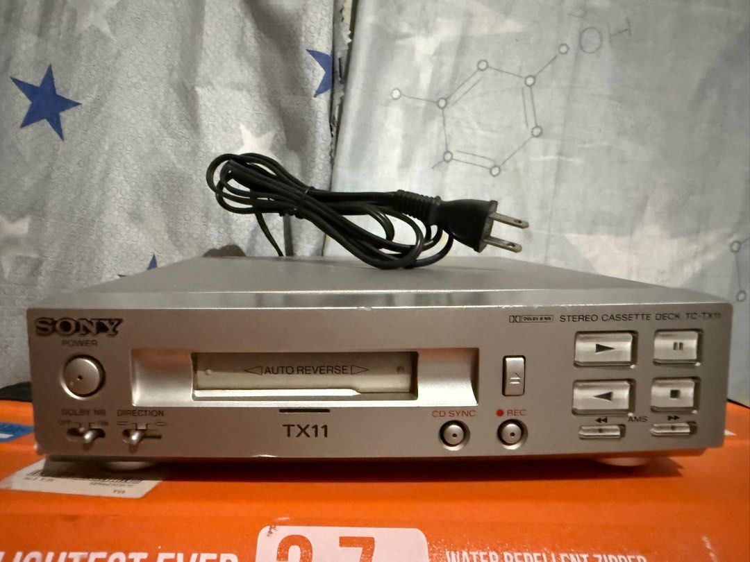 Sony TC-TX11 Cassette Tape Recorder Player (Working) (Category: Other Audio Equipment) located in Manila. Submitted by trueethnicvibe (Listing ID 1380045607, Image 1). Description: The Sony TC-TX11 is a stereo cassette deck, not a portable Walkman-style player. It’s a component designed for use in a home stereo system, likely with separate speakers and amplifier. 100 volts (needs a transformer). Working condition..
