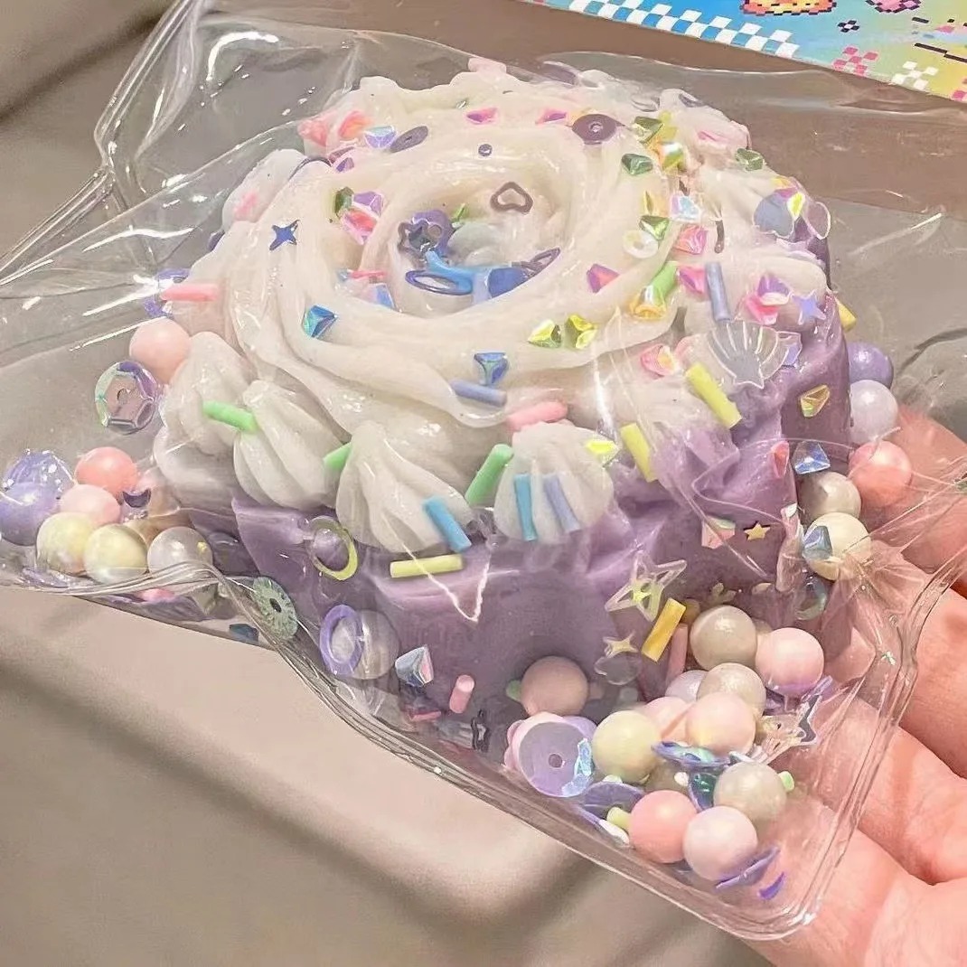 Taba Squishy Table Cake Squeeze Toy High Realistic Dessert Fidget Toys ...
